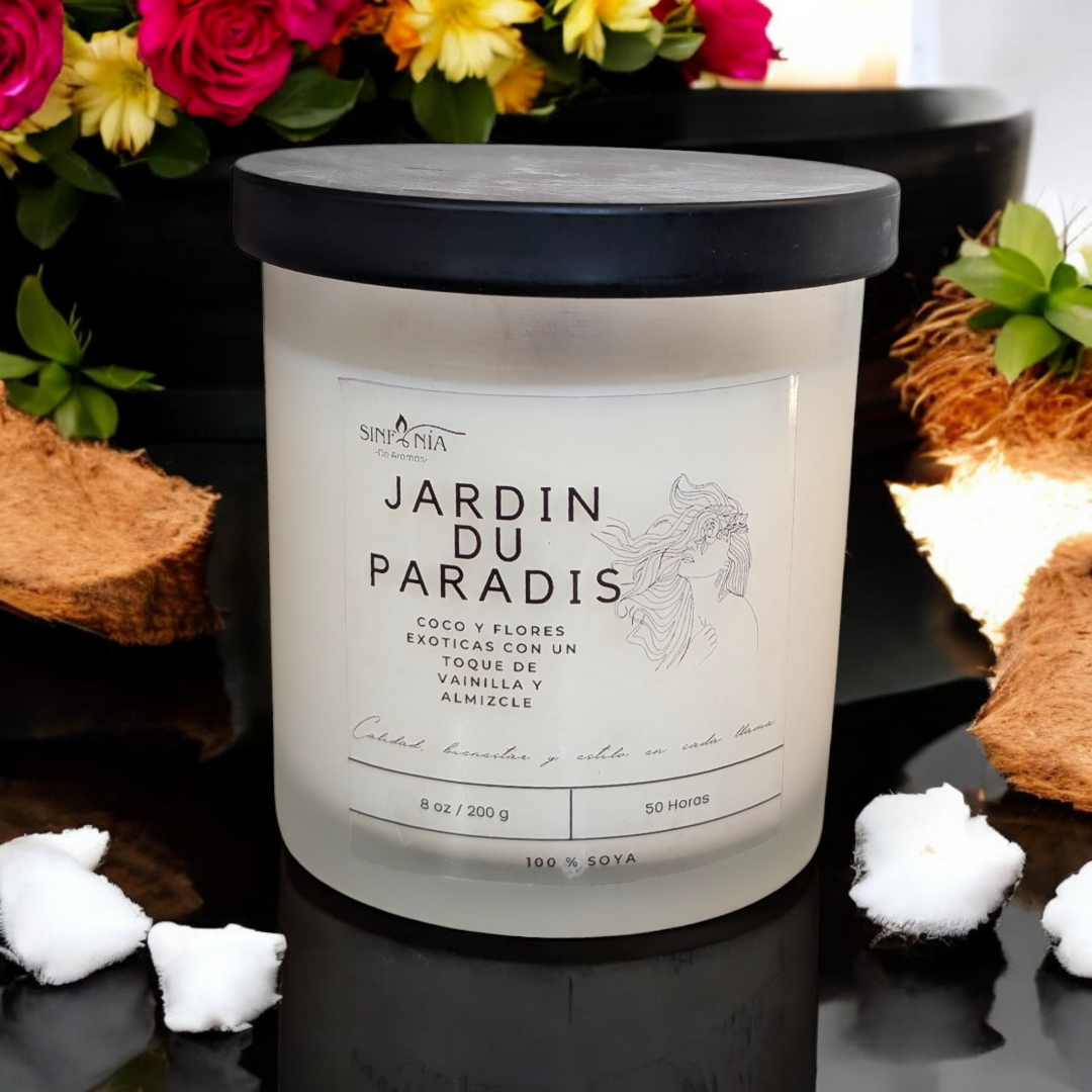 VELA JARDIN DU PARADIS (COCO Y FLORES)