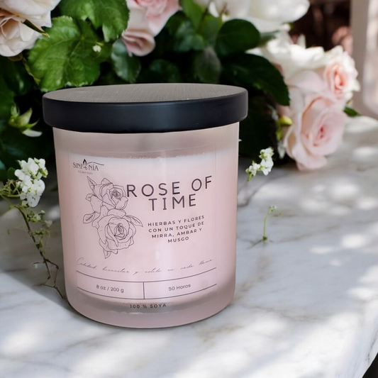 VELA ROSE OF TIME (HIERBAS Y FLORES