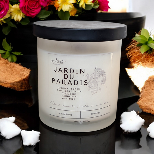 VELA JARDIN DU PARADIS (COCO Y FLORES)